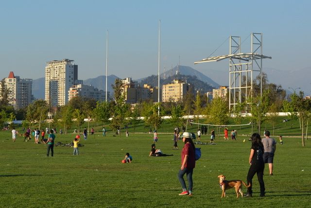 Parque O´higgins con mi perro