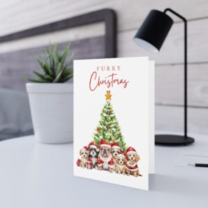 Tarjeta de Navidad Perro (Producto digital descargable)